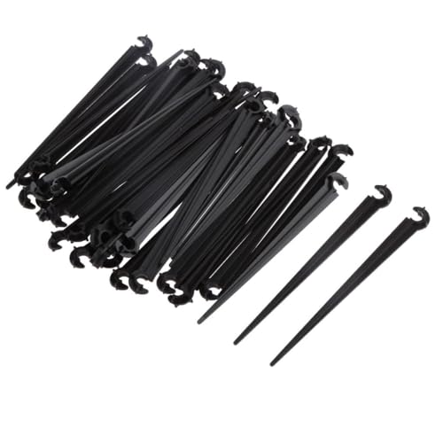 rockible Kunststoffhaken mit Festem Stiel für 4/7 Mm Tropfbewässerungs Wasserschlauch von rockible