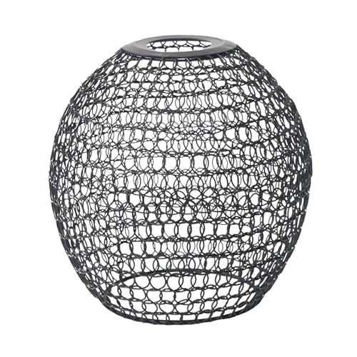 rockible Mesh Lampenschirm Lampenschutz Vintage Ersatz Pendelleuchte Käfig Eisendraht Lampenschirm für Coffee Shop Restaurant Wandleuchte von rockible