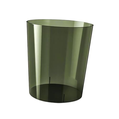 rockible Mülleimer Müll Behälter Transparent Papierkorb Mülleimer für Küche Bad, Grün S rockible Mülleimer Müll Behälter Transparent Papierkorb Mülleimer für Küche Bad, Grün S von rockible