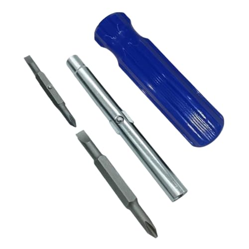 rockible Schraubendreher-Set, Multi-Bit-Schraubendreher-Set, Werkzeug-Schraubendreher, Multitool, ergonomisches Reparatur-Werkzeug-Set für den Außenbereich zu, Blau von rockible