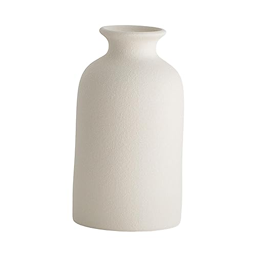 rockible Vase Im Nordischen Stil, Keramik, Blumenvase, Blumenbehälter, Dekorative Vase, Bücherregal, Schreibtisch, Tafelaufsatz, Geschenk, Stil C 14x8x4cm von rockible