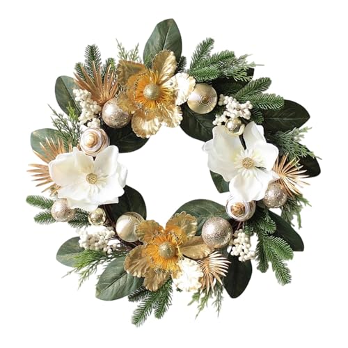rockible Weihnachtskranz für Den Eingangsbereich mit Kugelornament, Weihnachtsfensterdekoration, Style A rockible Weihnachtskranz für Den Eingangsbereich mit Kugelornament, Weihnachtsfensterdekoration, Style A von rockible
