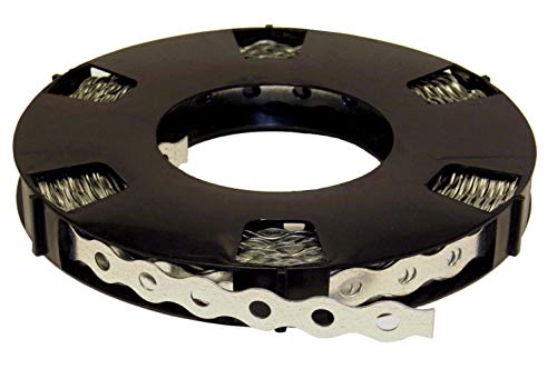 1 Rolle (10 Meter) Lochband 12 mm Stahl verzinkt/Wellenform von rohrfix-24