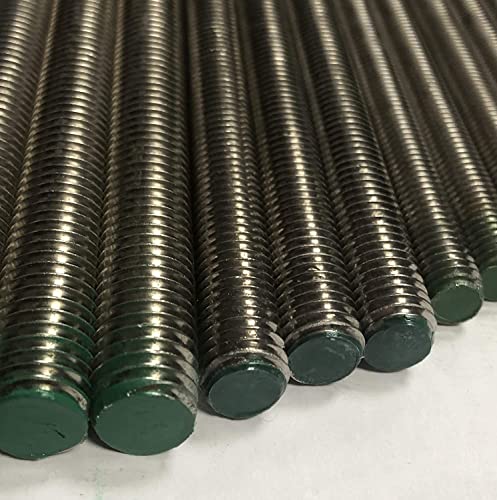 rohrfix-24 10 Stück Edelstahl A2 Gewindestangen DIN 976 1 Meter (M 6) von rohrfix-24