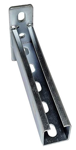 Schienenkonsole Wandausleger Profil 38x40 / 500 mm lang von rohrfix-24