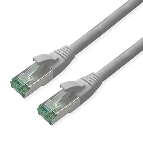 ROLINE RM Patchkabel Kat.6A S/FTP (PiMF), grau, 5 m von roline recycled material