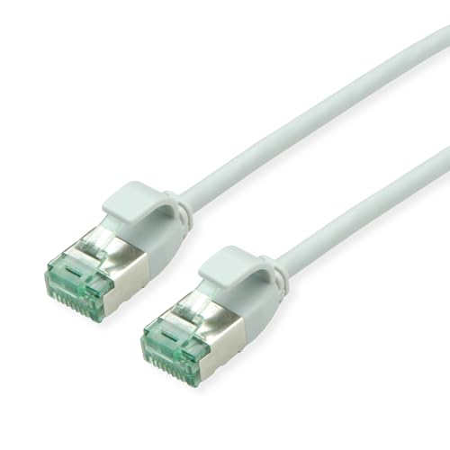 ROLINE RM U/FTP DataCenter Patchkabel Kat.6A (Class EA), Slim, grau, 1,5 m von roline recycled material
