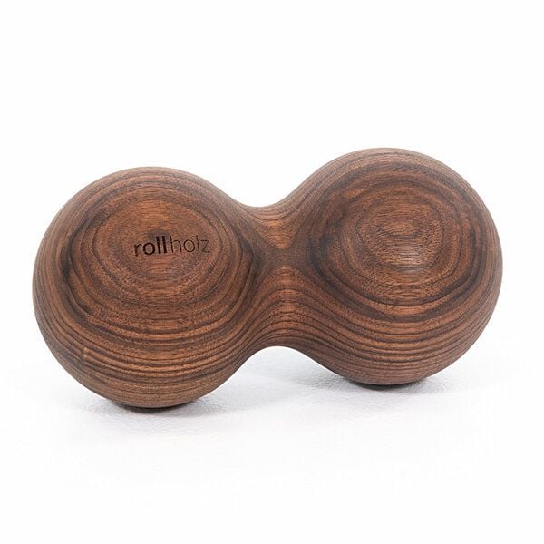 rollholz Doppelkugel XL - Faszientraining und Eigenmassage von rollholz