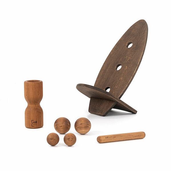 rollholz Balance Board Set groß | FSC | Hergestellt im Schwarzwald von rollholz