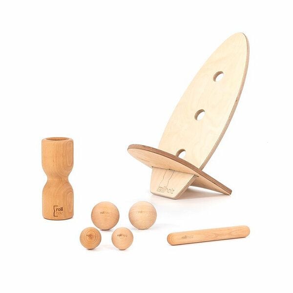 rollholz Balance Board Set groß | FSC | Hergestellt im Schwarzwald von rollholz