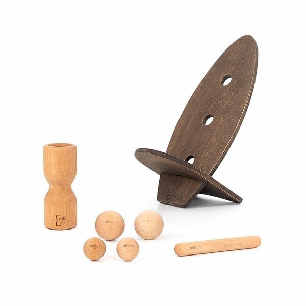 rollholz Balance Board Set groß | FSC | Hergestellt im Schwarzwald von rollholz