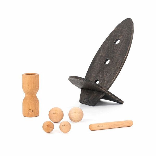 rollholz Balance Board Set groß | FSC | Hergestellt im Schwarzwald von rollholz