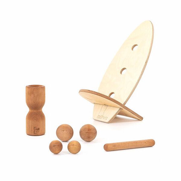 rollholz Balance Board Set groß | FSC | Hergestellt im Schwarzwald von rollholz