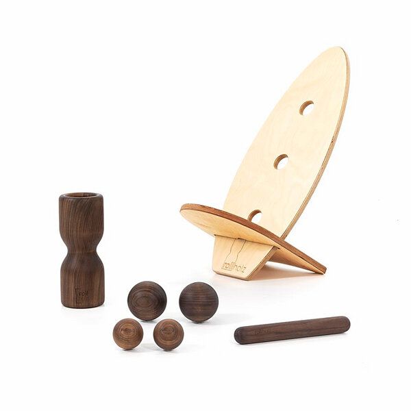 rollholz Balance Board Set groß | FSC | Hergestellt im Schwarzwald von rollholz