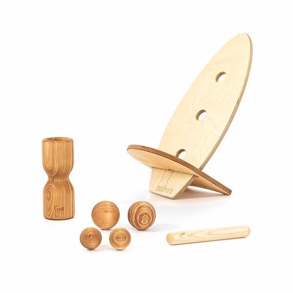 rollholz Balance Board Set groß | FSC | Hergestellt im Schwarzwald von rollholz