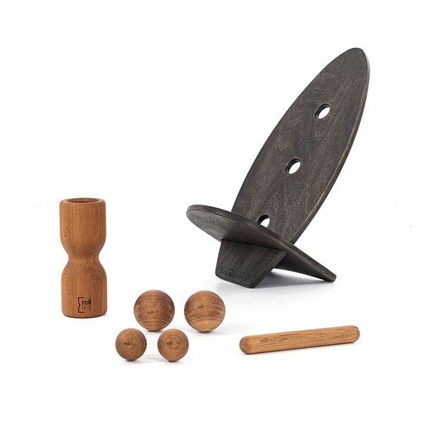 rollholz Balance Board Set groß | FSC | Hergestellt im Schwarzwald von rollholz