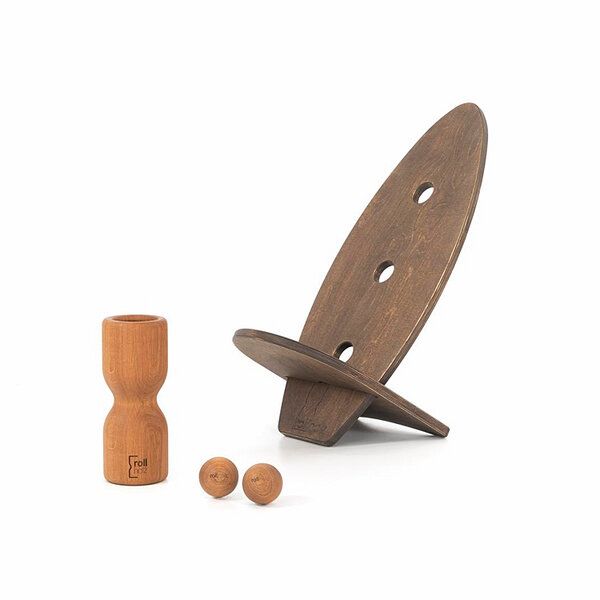 rollholz Balance Board Set klein| FSC | Hergestellt im Schwarzwald von rollholz