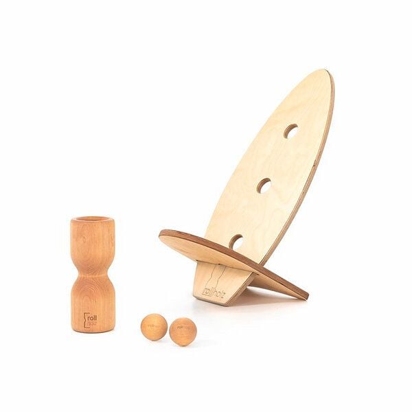 rollholz Balance Board Set klein| FSC | Hergestellt im Schwarzwald von rollholz