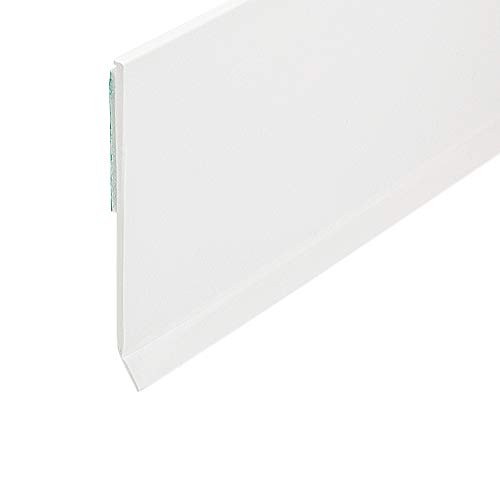Flachleiste Kunststoffleiste Fensterleiste mit Gummilippe (B: 20mm | L: 2m) von rolllra