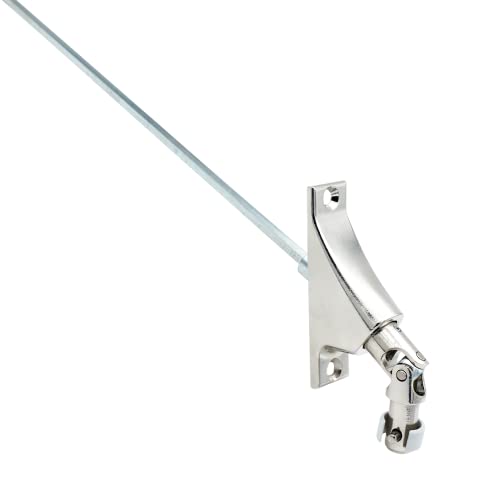 Gelenklagerplatte 85x22 mit 6-Kant-Stift in der 90°-Ausführung Farbe silber von rolllra