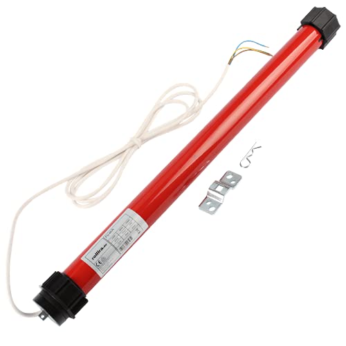 Rollladenmotor FUNK Rohrmotor Rollladenantrieb verschiedene Zugstärken mit Funkansteuerung (40NM | bis 80kg + 70mm 8-Kant Adapter) von rolllra