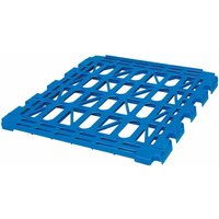 Zwischenboden für rolltainer® 4-seitige Rollbehälter aus HDPE-Kunststoff, blau, BxT 682 x 815 mm von rolltainer®