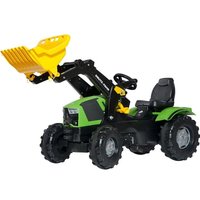 Rolly Toys - Deutz-Fahr 5120 mit Frontlader Traktor Tretttraktor grün von rolly toys