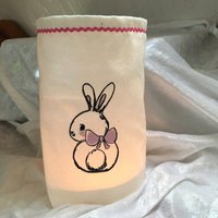 Licht - Geschenk Deko Beutel, Mit Einem Niedlichen Hasen Licht - Geschenk Deko Beutel, Mit Einem Niedlichen Hasen von romaga36