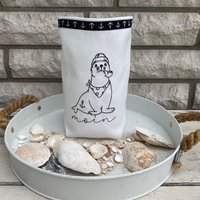 Lichtbeutel - Windlicht Deko Geschenk Maritim Nordlichter Moin Robbe Stoff Bestickt Möwe Lichtbeutel - Windlicht Deko Geschenk Maritim Nordlichter Moin Robbe Stoff Bestickt Möwe von romaga36