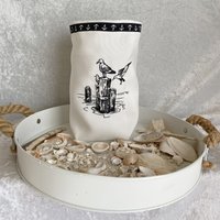Lichtbeutel - Windlicht Deko Maritim Geschenk Möwen Stoff Bestickt Lichtbeutel - Windlicht Deko Maritim Geschenk Möwen Stoff Bestickt von romaga36
