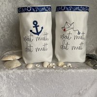 Lichtbeutel - Windlicht Deko Maritim Nordlichter- Plattdeutsch Spruch Anker Segelboot Meerliebe Seefahrt Lichtbeutel - Windlicht Deko Maritim Nordlichter- Plattdeutsch Spruch Anker Segelboot Meerliebe Seefahrt von romaga36