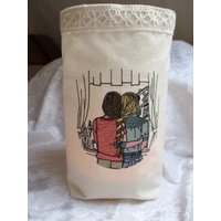 Lichtbeutel - Windlicht Valentinstag Schwestern Freundinnen Mutter Und Tochter Geschenk Deko Stoff Bestickt Lichtbeutel - Windlicht Valentinstag Schwestern Freundinnen Mutter Und Tochter Geschenk Deko Stoff Bestickt von romaga36
