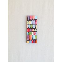 Mod Wandkunst, Vertikale Keramik Wandkunst - Stick Mini Tile Montiert Made To Order Mod Wandkunst, Vertikale Keramik Wandkunst - Stick Mini Tile Montiert Made To Order von romyandclare