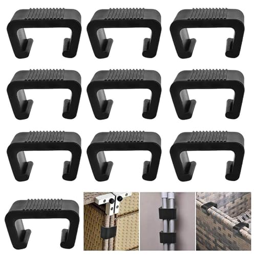 rongweiwang 10 Paket/los Outdoor Rattan Möbel Clips Für Garten Terrasse Sofa Kunststoff Outdoor Sofa Clips Heavy Duty Rattan Wicker, 4.3 cm rongweiwang 10 Paket/los Outdoor Rattan Möbel Clips Für Garten Terrasse Sofa Kunststoff Outdoor Sofa Clips Heavy Duty Rattan Wicker, 4.3 cm von rongweiwang