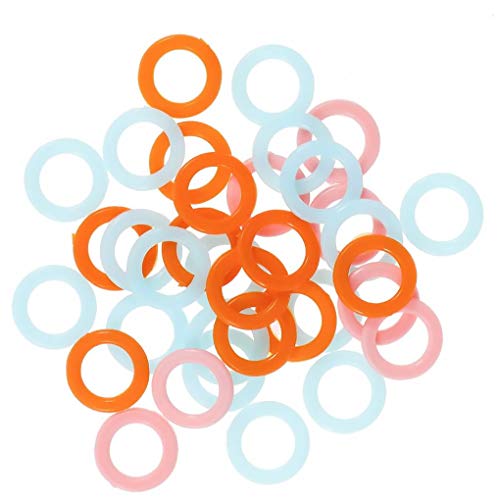 rongweiwang 100 Stück Runde Multicolor Kunststoff Stricken Häkeln Locking Stich Locking Maschenmarkierer Ringe Markierungsringe Nadel Clips rongweiwang 100 Stück Runde Multicolor Kunststoff Stricken Häkeln Locking Stich Locking Maschenmarkierer Ringe Markierungsringe Nadel Clips von rongweiwang