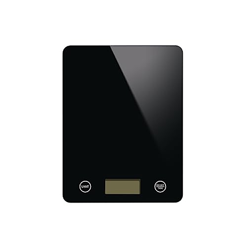 rongweiwang 5 kg / 0,1 g elektronische Back LCD Küchenwaage ABS Glas Gewichtswaage Genaue Touchscreen Wägemesswerkzeuge von rongweiwang
