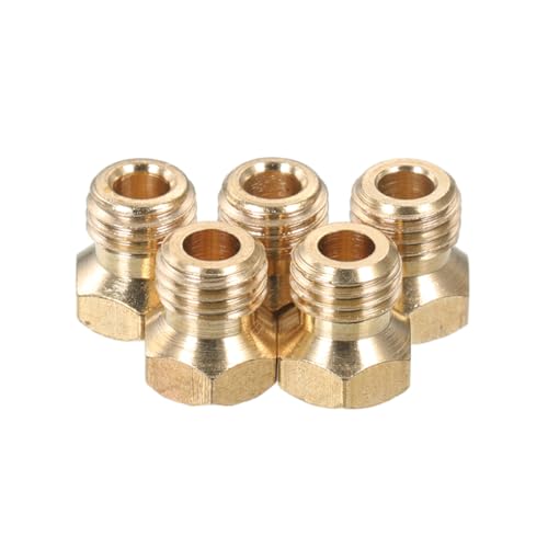 rongweiwang 5X Gaskochfelddüsen Set – passend für alle Marken und Modelle, Propan G30 und Butan G31, universelle Teile, passend für alle Marken von rongweiwang