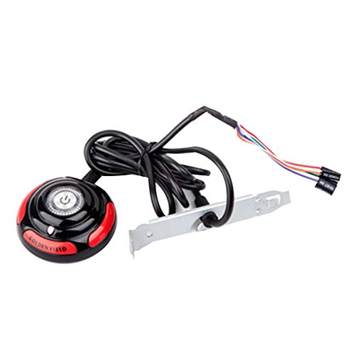 rongweiwang Desktop-PC-Computer Case Stromversorgung EIN/Aus-Reset-Runde Stromversorgung Desktop Big Button Switch mit 1,6 m Kabel rongweiwang Desktop-PC-Computer Case Stromversorgung EIN/Aus-Reset-Runde Stromversorgung Desktop Big Button Switch mit 1,6 m Kabel von rongweiwang