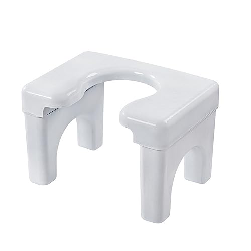 rongweiwang Einfach zu verwendender Hock Toilettensitz – perfekt für Personen mit eingeschränkter Mobilität. PP Toilettenhocker mit hoher Tragfähigkeit, Weiss, Hochwertig rongweiwang Einfach zu verwendender Hock Toilettensitz – perfekt für Personen mit eingeschränkter Mobilität. PP Toilettenhocker mit hoher Tragfähigkeit, Weiss, Hochwertig von rongweiwang