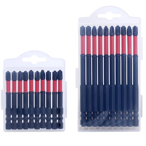 rongweiwang Elektriker Essential Impact Schraubendreher Bit Set mit magnetischer Spitze 1/4 Zoll Griff magnetischer Kreuzschlitzschraubendreher, 20 insgesamt rongweiwang Elektriker Essential Impact Schraubendreher Bit Set mit magnetischer Spitze 1/4 Zoll Griff magnetischer Kreuzschlitzschraubendreher, 20 insgesamt von rongweiwang