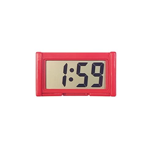 rongweiwang Elektronische LED Uhr mit großem Bildschirm, Heim oder Büro ABS Digitaluhr, Küchenuhr, Wecker, Wanduhr, Rot von rongweiwang