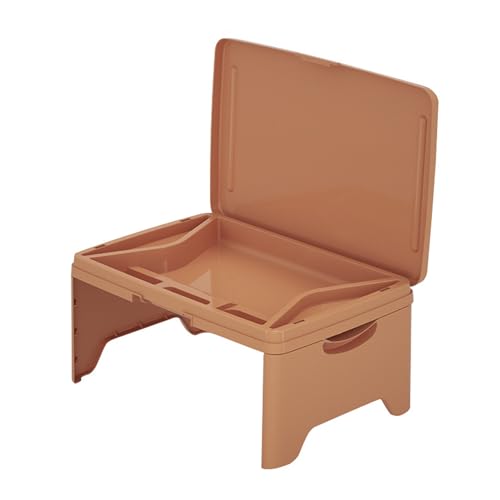 rongweiwang Faltbarer Laptoptisch, praktischer Schoßschreibtisch für Kinder und Erwachsene, Faltbarer Schoßschreibtisch, Laptop Tablett mit Ablagefach, B von rongweiwang