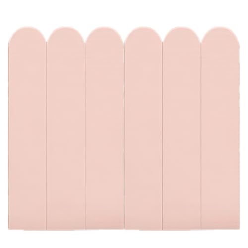 rongweiwang Kinder Kissen Wand flexibel – selbstklebende Wand Pad Anti Muschel Zimmer Streifen Wandaufkleber Umwelt (6015 cm), Rosa von rongweiwang