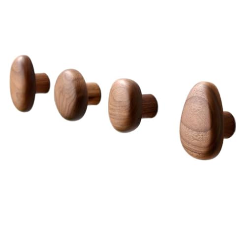 rongweiwang Kleiderhaken, platzsparende Lösung zum Aufhängen von Mänteln, Hüten und Taschen, rustikaler Wandhalter für Wohnzimmer, Holz, Typ+1 rongweiwang Kleiderhaken, platzsparende Lösung zum Aufhängen von Mänteln, Hüten und Taschen, rustikaler Wandhalter für Wohnzimmer, Holz, Typ+1 von rongweiwang