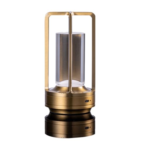 rongweiwang Lumison Kristall Laternen Tischlampe. Umarmen Sie die Schönheit der beleuchteten Atmosphäre. Lumisom Kristall Laternenlampe aus Aluminiumlegierung , Gold von rongweiwang