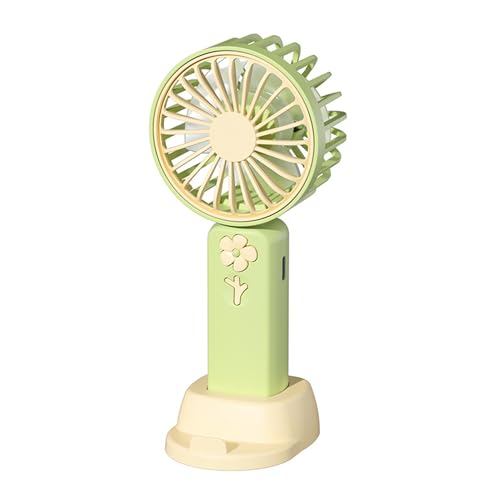 rongweiwang Mini USB Handventilator, tragbarer für Outdoor Spaß, Desktop mit Ständer, tragbarer ABS Mini, elektrischer, Ladeventilator, Grün rongweiwang Mini USB Handventilator, tragbarer für Outdoor Spaß, Desktop mit Ständer, tragbarer ABS Mini, elektrischer, Ladeventilator, Grün von rongweiwang