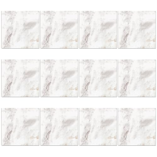 rongweiwang PET Badezimmerboden Badezimmer PET Marmor Imprägnierung Selbstklebende Fliesen Linoleum Kleber Fliesenaufkleber Badezimmer, Typ+4 von rongweiwang