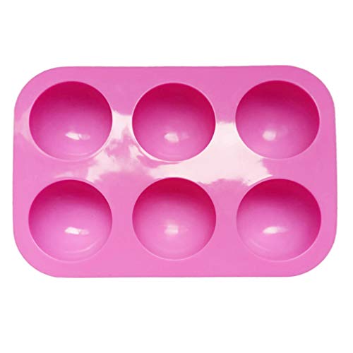 rongweiwang Pudding Backform Halbkugel Shaped Kuchen Silikon-Kuchenform Muffin-Kuchen-EIS-Würfel-Silikon-Form-Backen-Werkzeug von rongweiwang