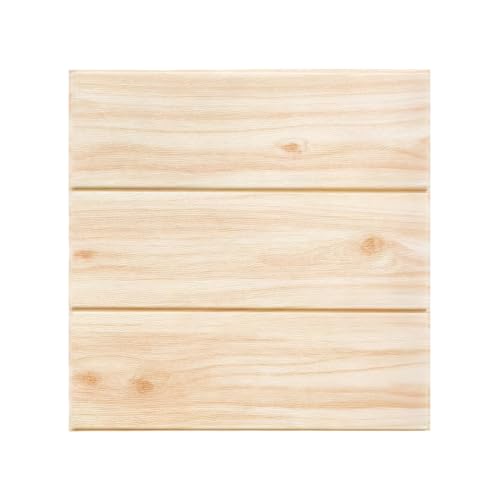 rongweiwang Selbstklebende Wandplatte in weißer Ziegeloptik, wasserfeste Holzmaserung, Tapete für Wohnzimmer, Schlafzimmer, zum Abziehen und Aufkleben, Protokollfarbe rongweiwang Selbstklebende Wandplatte in weißer Ziegeloptik, wasserfeste Holzmaserung, Tapete für Wohnzimmer, Schlafzimmer, zum Abziehen und Aufkleben, Protokollfarbe von rongweiwang