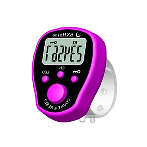 rongweiwang -Stich Marker Reihenzähler LCD-Zeilenzähler, 5 Kanäle angezeigt Werden elektronische Digital Tally Zähler Sewing Knitting Weave Werkzeug von rongweiwang